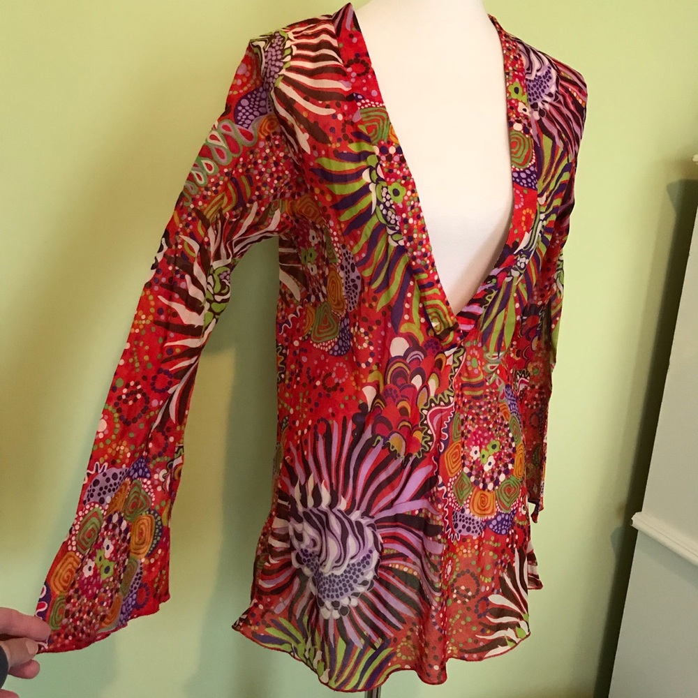 Colorful Women's Tunic Top